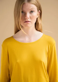 Outlet Gudrun Sjödén Jerseyshirt Ada Aus Lyocell/Elasthan ananas