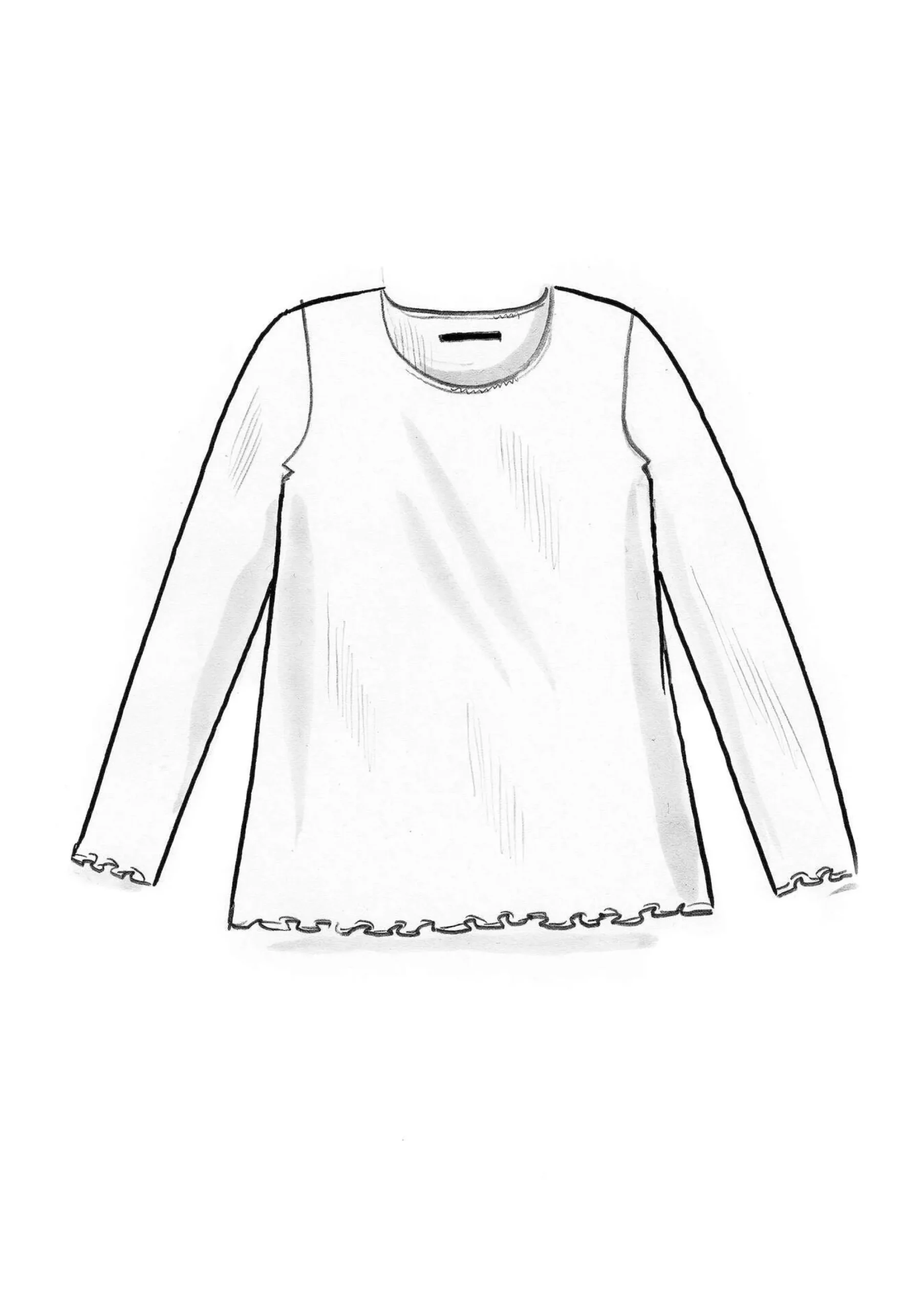 Online Gudrun Sjödén Jerseyshirt Aus Bio-Baumwolle schwarz