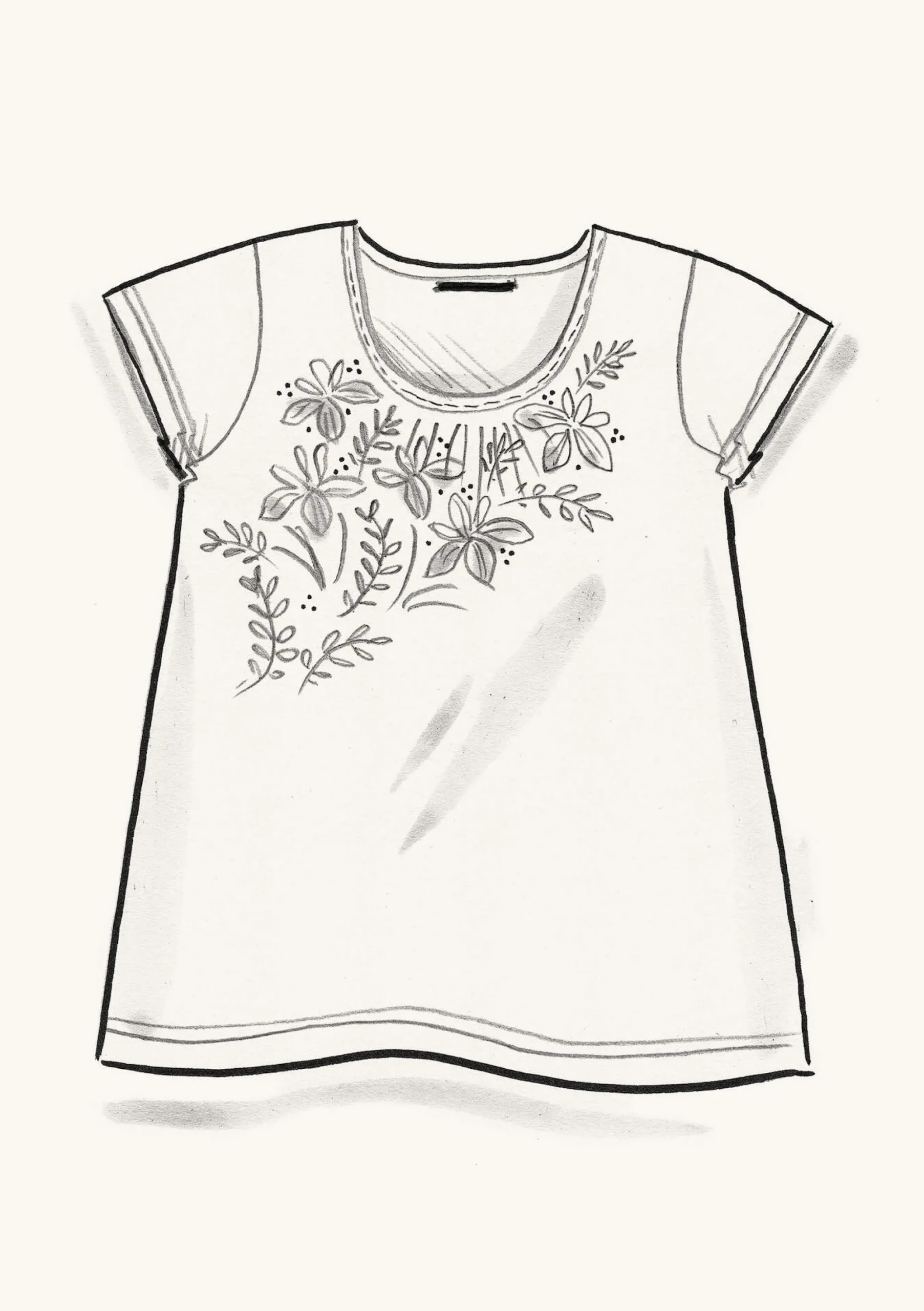 Hot Gudrun Sjödén Jerseyshirt Iris Aus Bio-Baumwolle minze