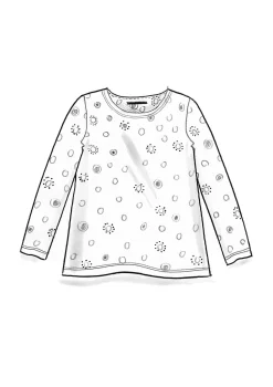 Gudrun Sjödén Jerseyshirt Pencil Aus Lyocell/Elasthan aschgrau