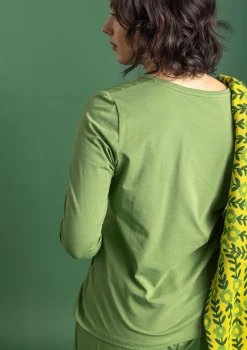 Online Gudrun Sjödén Jerseyshirt Stella Aus Bio-Baumwolle/Elasthan koriander