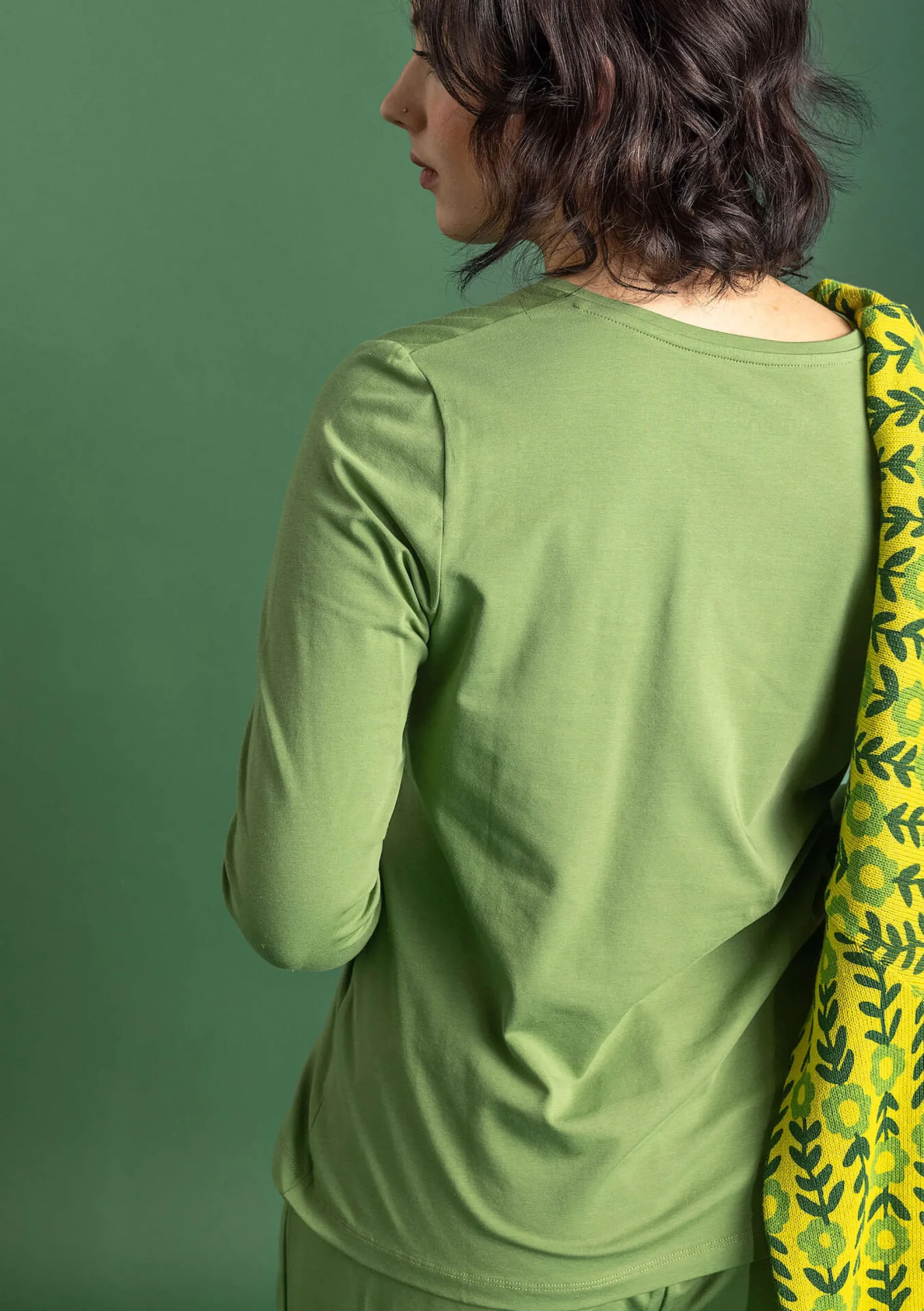 Online Gudrun Sjödén Jerseyshirt Stella Aus Bio-Baumwolle/Elasthan koriander