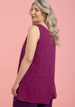 Sale Gudrun Sjödén Jerseytop Dot Aus Bio-Baumwolle/Modal/Elasthan traube