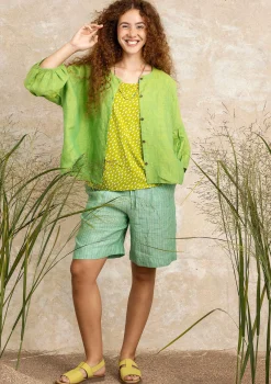 New Gudrun Sjödén Jerseytop Singö Aus Bio-Baumwolle/Modal limettengrün