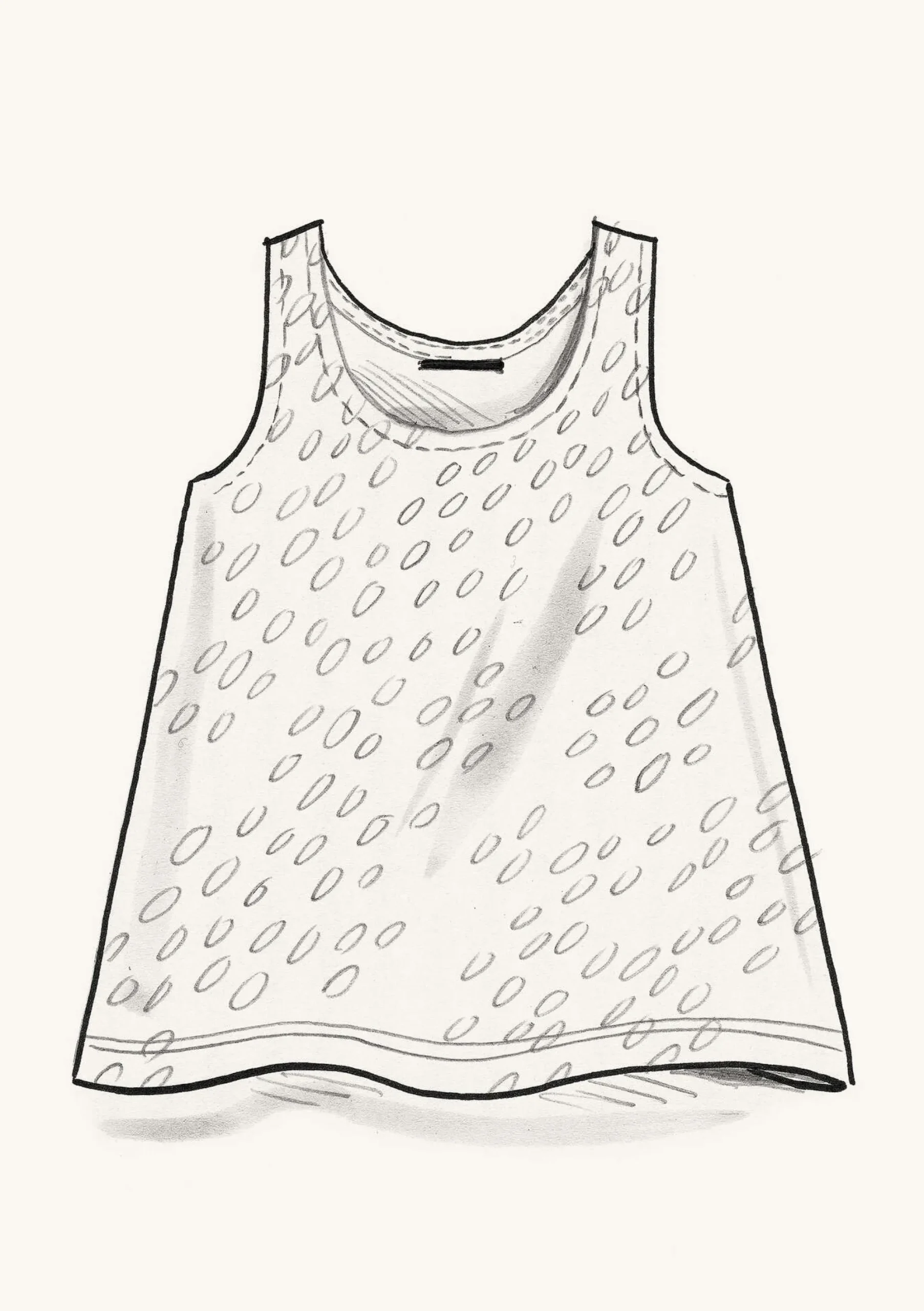 Clearance Gudrun Sjödén Jerseytop Singö Aus Bio-Baumwolle/Modal lupine