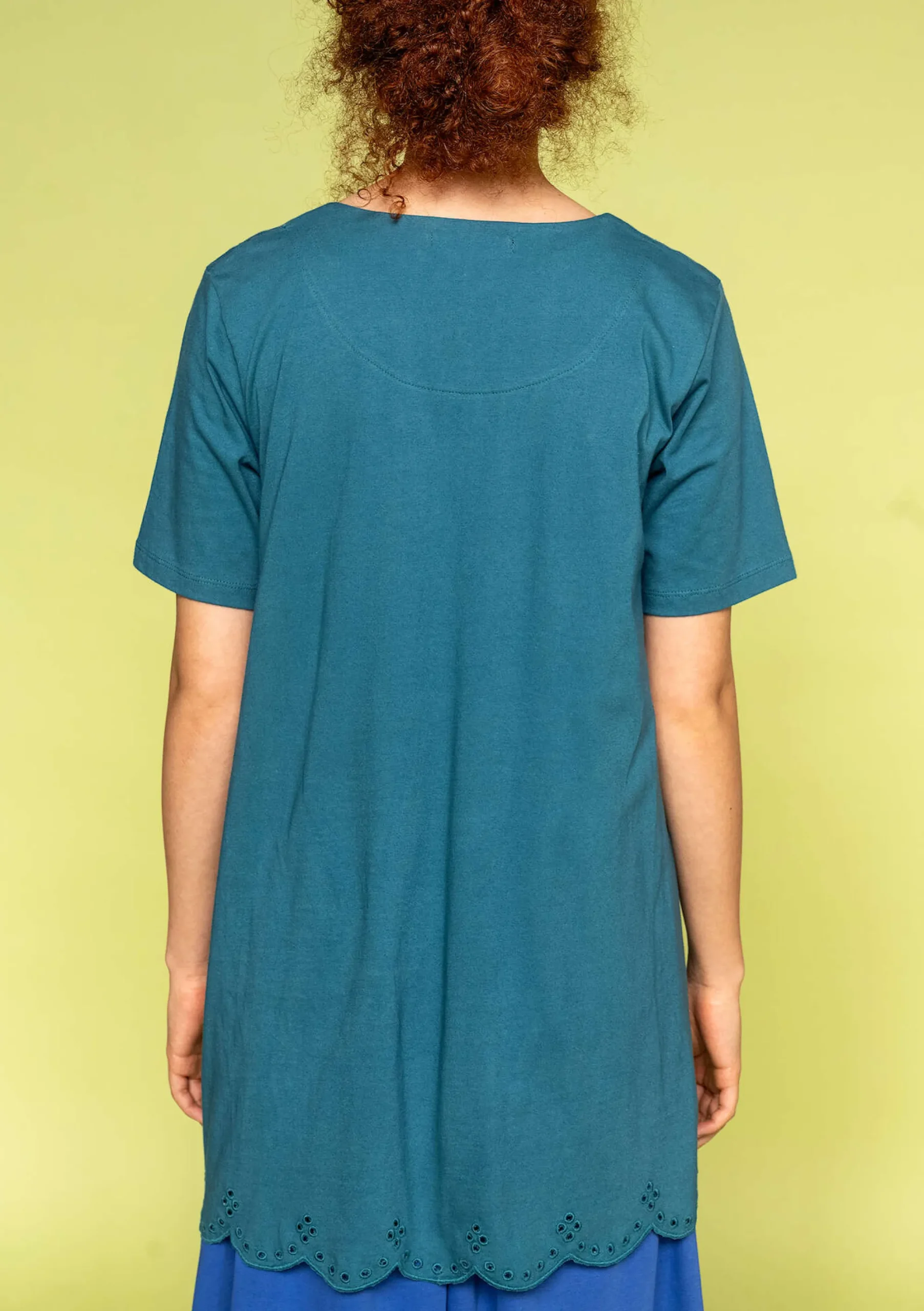 Sale Gudrun Sjödén Jerseytunika Aus Bio-Baumwolle hellpetrol