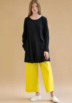 Gudrun Sjödén Jerseytunika Billie Aus Bio-Baumwolle/Modal schwarz