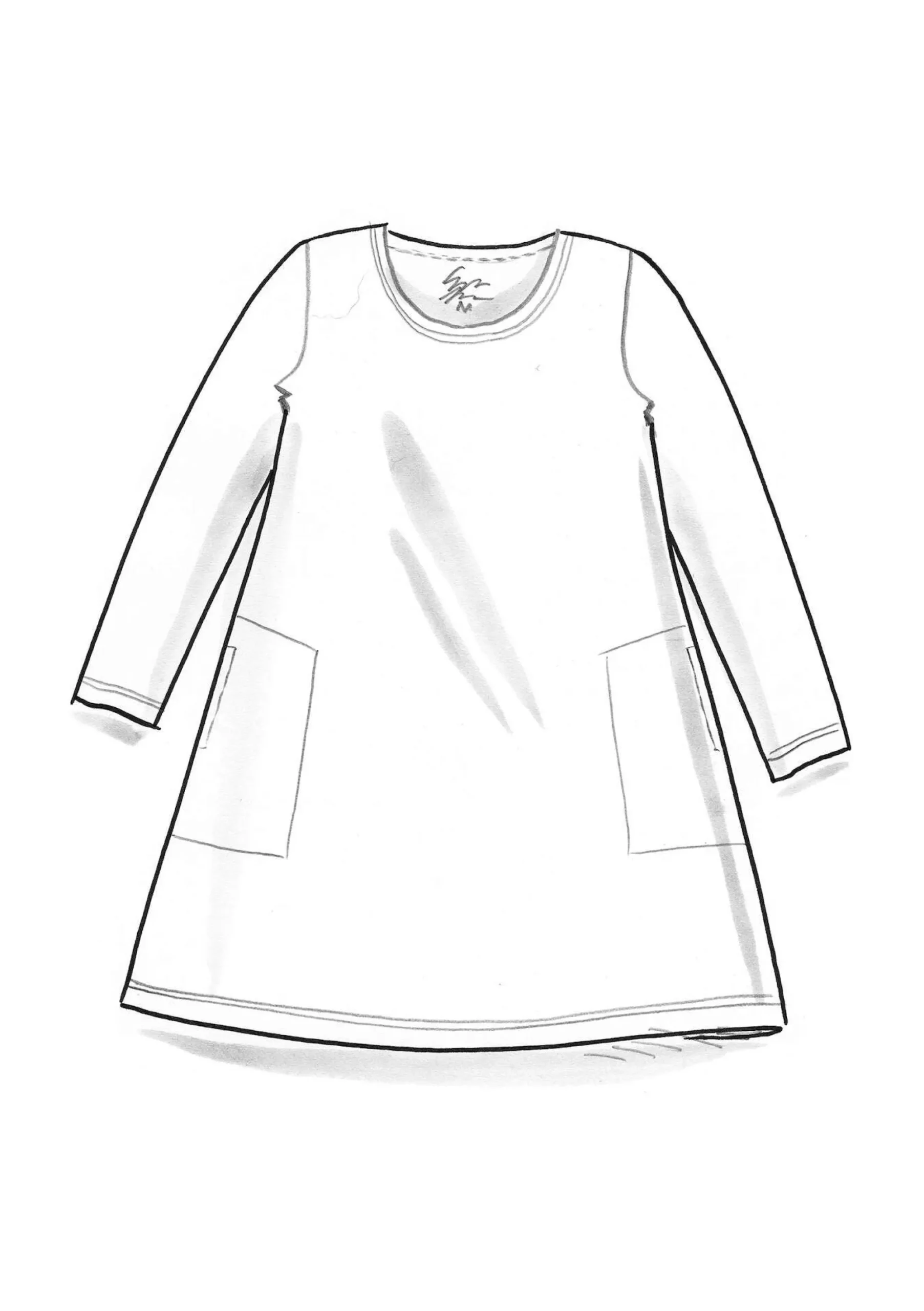 Sale Gudrun Sjödén Jerseytunika Billie Aus Bio-Baumwolle/Modal himmelblau