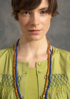 Clearance Gudrun Sjödén Kette Aus Recycling-Glas gebrannte siena