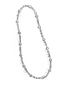 Hot Gudrun Sjödén Kette Aus Recycling-Glas cerise