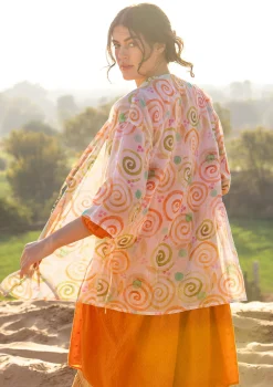 Best Gudrun Sjödén Kimono Cumulus Aus Baumwollgewebe hellsand