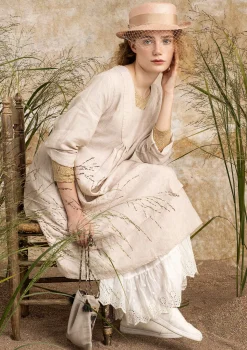 Best Gudrun Sjödén Kleid Aus Leinengewebe natur