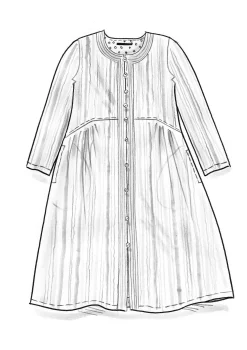 Sale Gudrun Sjödén Kleid Furilden Aus Bio-Baumwollgewebe masala