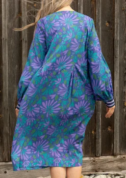 Discount Gudrun Sjödén Kleid Kaprifol Aus Bio-Baumwolle lupine