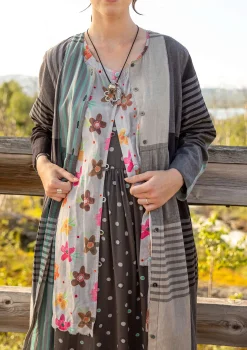 Online Gudrun Sjödén Kleid Madras Aus Bio-Baumwollgewebe schwarz