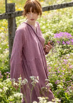Hot Gudrun Sjödén Kleid Ottilia Aus Bio-Baumwollgewebe flieder