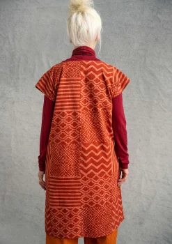 Online Gudrun Sjödén Kleid Ritu Aus Bio-Baumwollgewebe krapprot