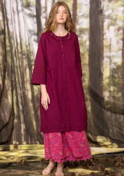 Hot Gudrun Sjödén Kleid Tjärn Aus Bio-Baumwollgewebe traube