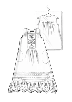 Discount Gudrun Sjödén Kleid Tuva Aus Bio-Baumwolle mrk0SP0hibiscus