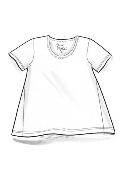 Discount Gudrun Sjödén Kurzarmshirt Billie Aus Bio-Baumwolle/Modal schwarz