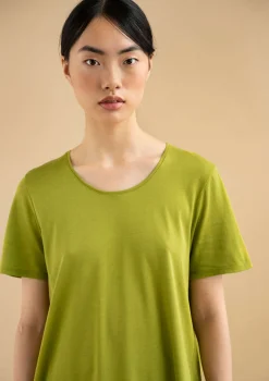 Best Gudrun Sjödén Kurzarmshirt Billie Aus Bio-Baumwolle/Modal hellkräutergrün