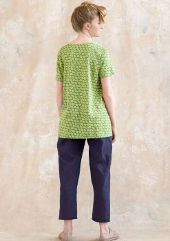 Best Gudrun Sjödén Kurzarmshirt Billie Aus Bio-Baumwolle/Modal hellkräutergrün
