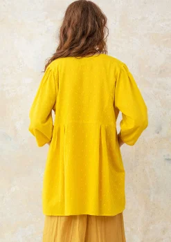 Sale Gudrun Sjödén Künstlerbluse Aus Bio-Baumwollgewebe ananas