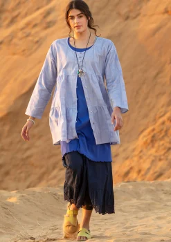Sale Gudrun Sjödén Künstlerbluse Cirrus Aus Bio-Baumwolle lavendel