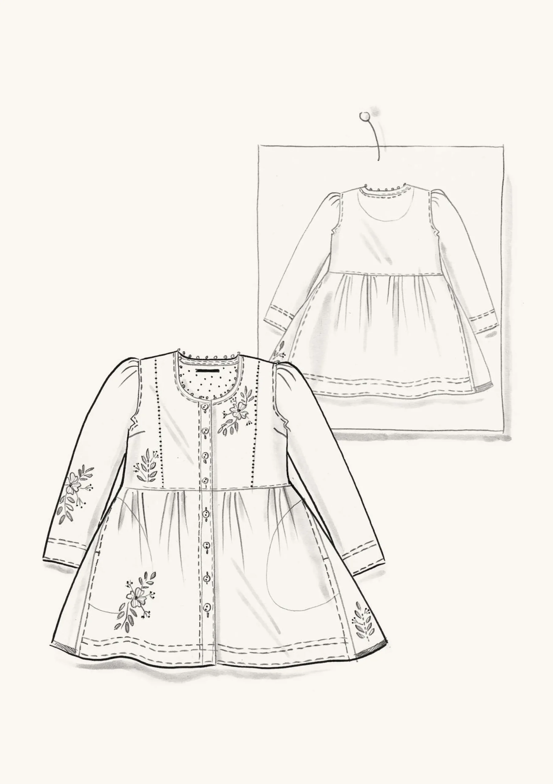 Discount Gudrun Sjödén Künstlerbluse Shimla Aus Bio-Baumwolle/Leinen kupfer