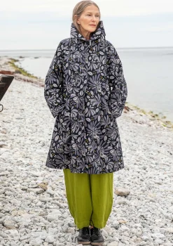 Outlet Gudrun Sjödén Mantel Kaprifol Aus Bio-Baumwolle schwarz