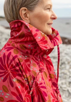 Discount Gudrun Sjödén Mantel Kaprifol Aus Bio-Baumwolle koralle