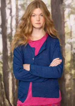 New Gudrun Sjödén Pointelle-Strickjacke indigoblau