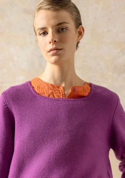 Outlet Gudrun Sjödén Pullover Aus Recycling-Baumwolle mittsommerblumen