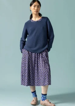 Sale Gudrun Sjödén Pullover Aus Recycling-Baumwolle indigo