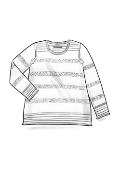 Best Gudrun Sjödén Pullover Shoko Aus Bio-Baumwolle graureiher
