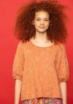 Gudrun Sjödén Shirt Eva Aus Bio-Baumwolle pfirsich