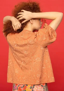 Gudrun Sjödén Shirt Eva Aus Bio-Baumwolle pfirsich