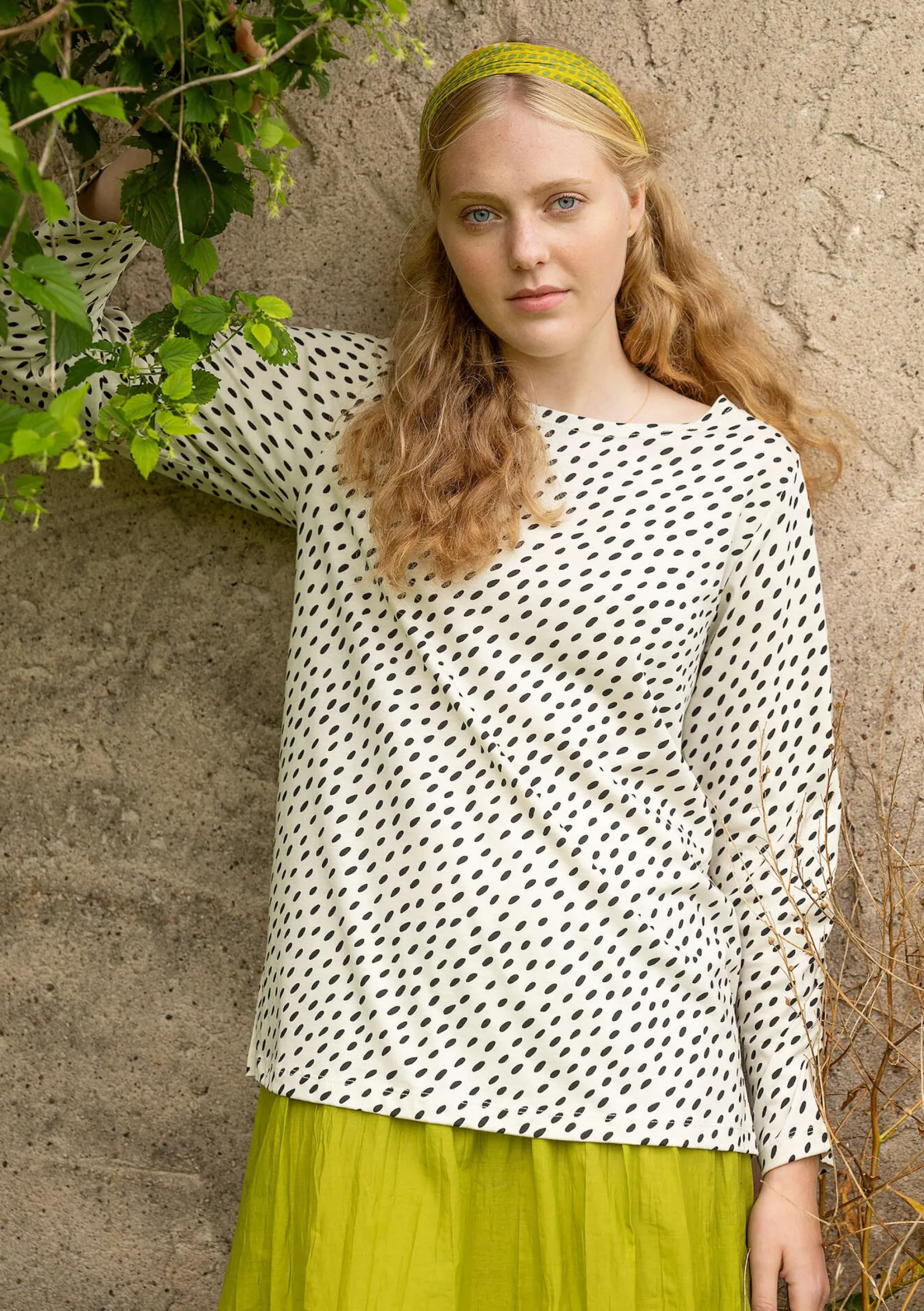Best Gudrun Sjödén Shirt Långvik Aus Bio-Baumwolle/Modal vanille