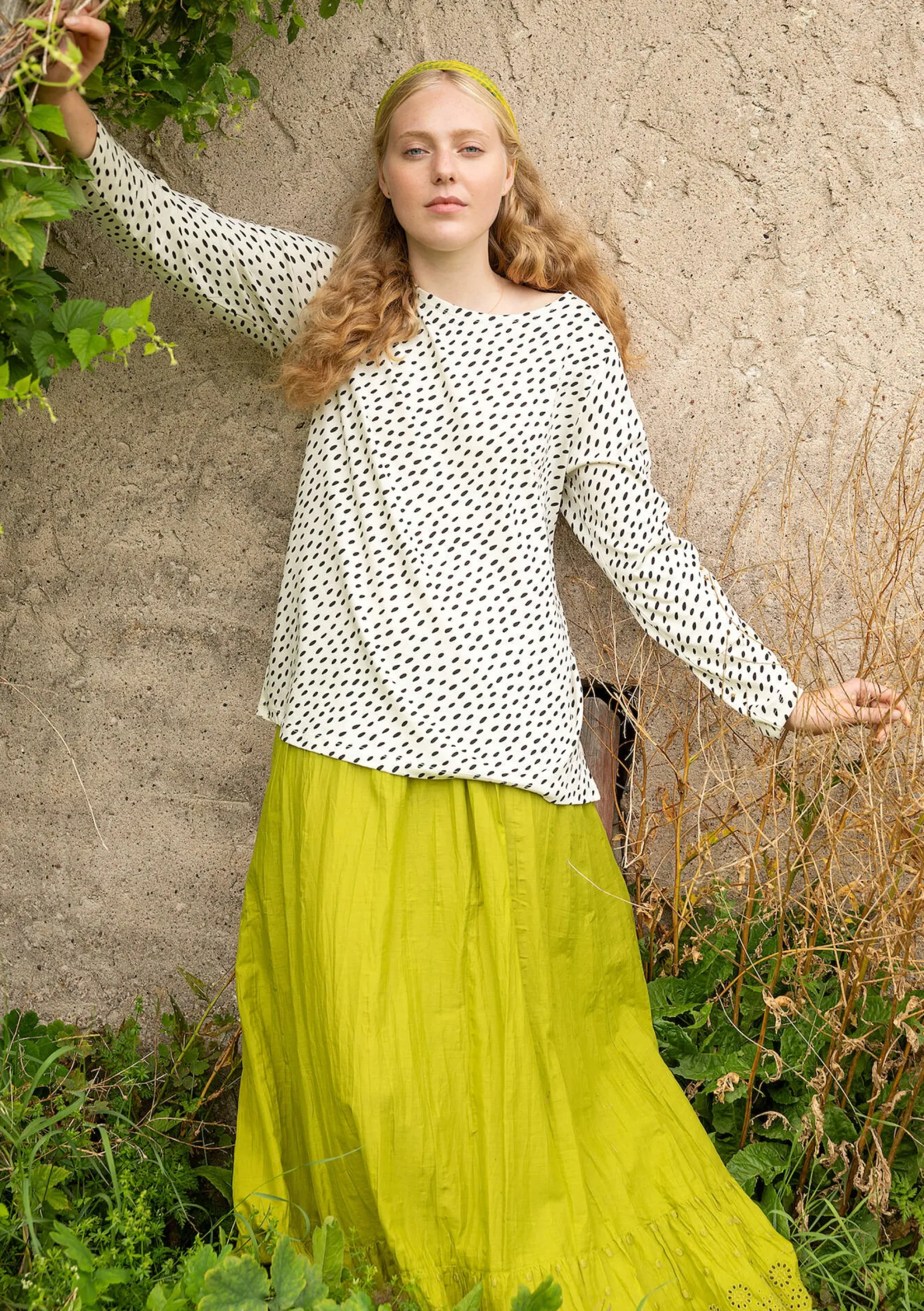 Best Gudrun Sjödén Shirt Långvik Aus Bio-Baumwolle/Modal vanille