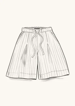 Discount Gudrun Sjödén Shorts Aus Leinengewebe radieschen
