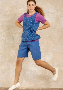 New Gudrun Sjödén Shorts Aus Leinengewebe lupine
