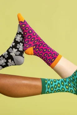 Sale Gudrun Sjödén Socken Billie Aus Bio-Baumwolle hibiskus