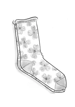 Discount Gudrun Sjödén Socken Peggy Aus Bio-Baumwolle masala