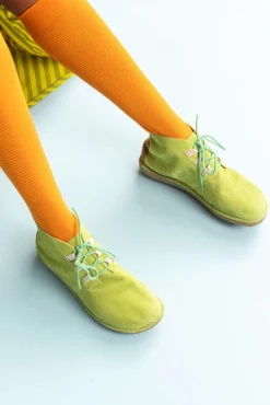 Discount Gudrun Sjödén Stiefeletten Aus Nubukleder pistazie