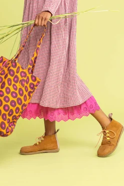 Hot Gudrun Sjödén Stiefeletten Aus Nubukleder gebrannte siena