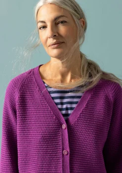 Discount Gudrun Sjödén Strickjacke Aus Recycling-Baumwolle mittsommerblumen