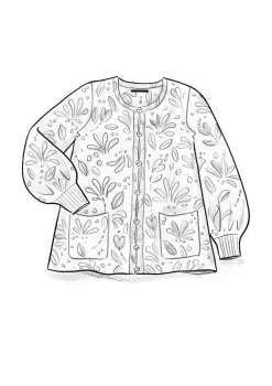 Sale Gudrun Sjödén Strickjacke Bohuslän Aus Bio-/Recycling-Baumwolle dunkelnatur