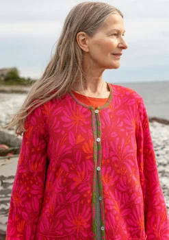 Outlet Gudrun Sjödén Strickjacke Bohuslän Aus Bio-/Recycling-Baumwolle rosenholz