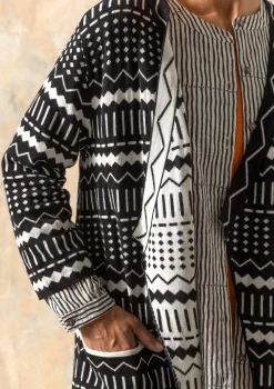 Outlet Gudrun Sjödén Strickjacke Elsie Aus Bio-/Recycling-Baumwolle schwarz