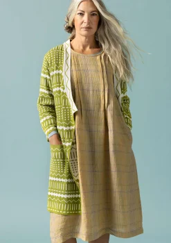 Discount Gudrun Sjödén Strickjacke Elsie Aus Bio-/Recycling-Baumwolle hellkräutergrün